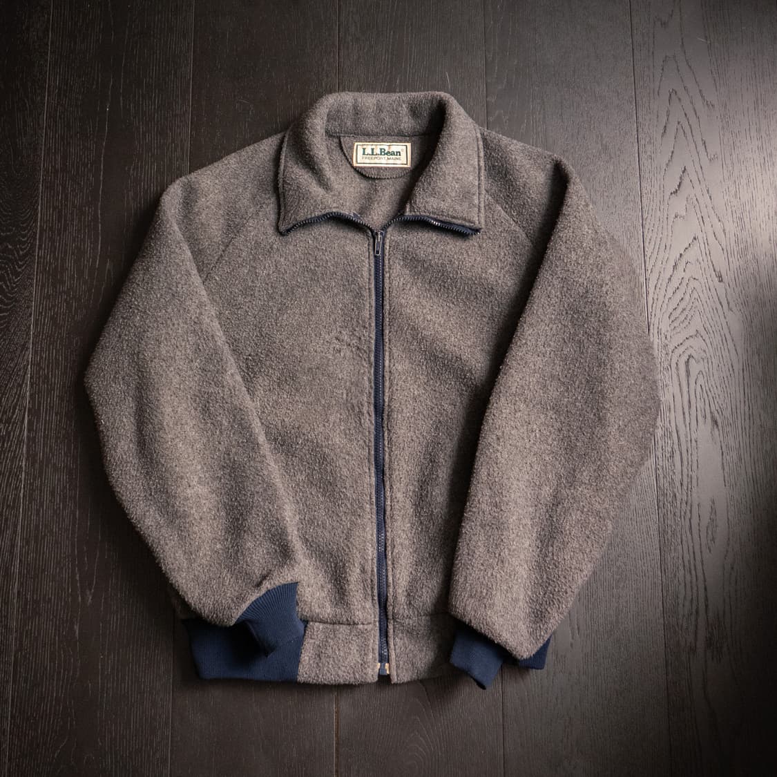 80s LLBEAN Bunting Fleece Jacket (~104) 상품이미지1