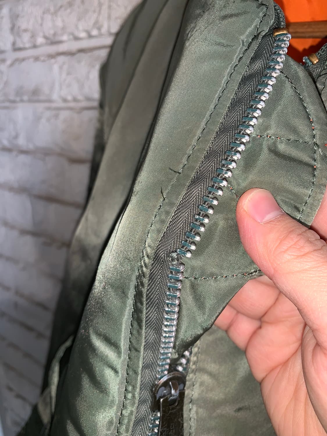 90년대 알파 ma-1 플라이트 자켓 상품이미지6