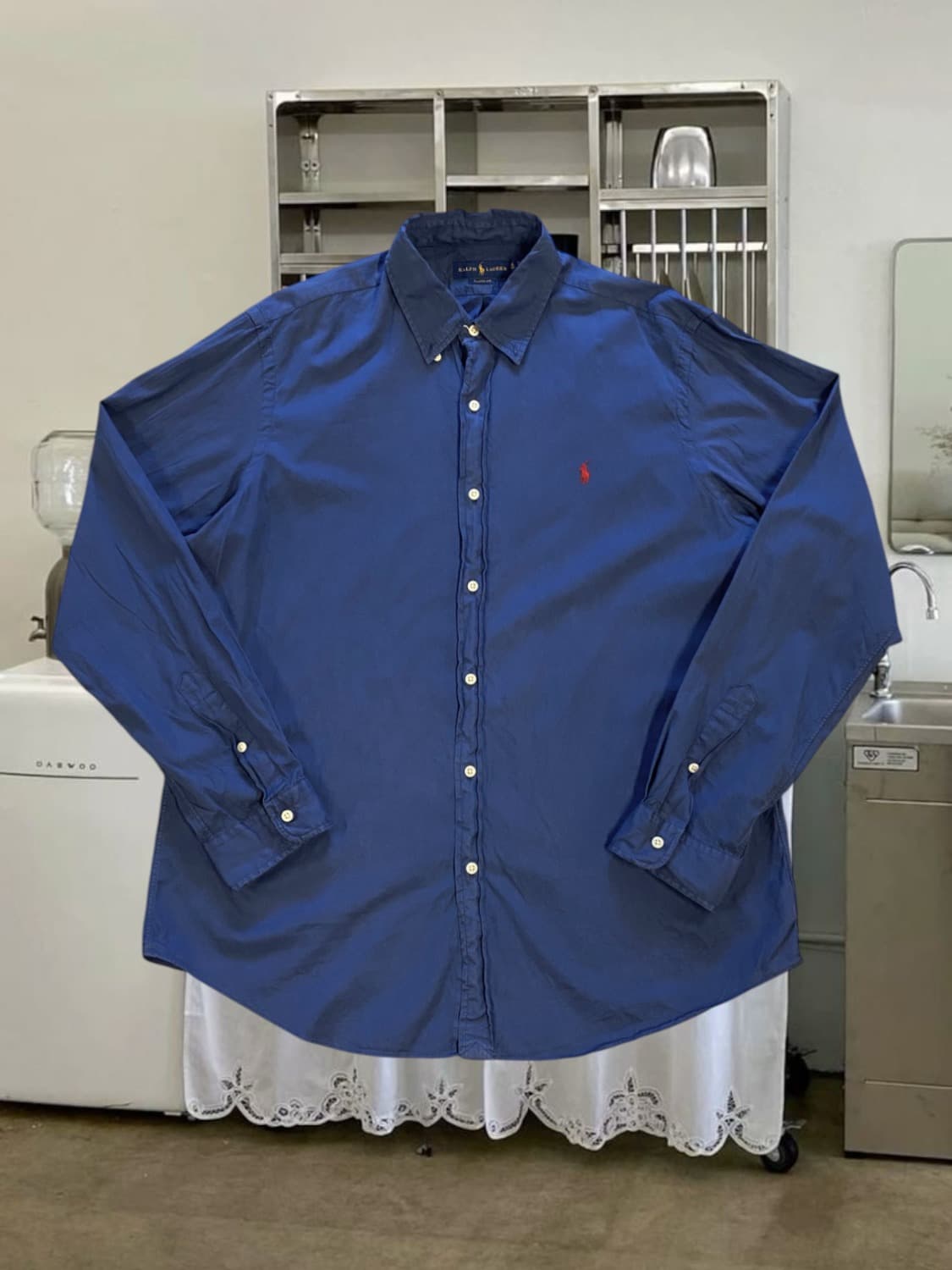 폴로 랄프로렌 솔리드 셔츠 (Man 2XL) 상품이미지1