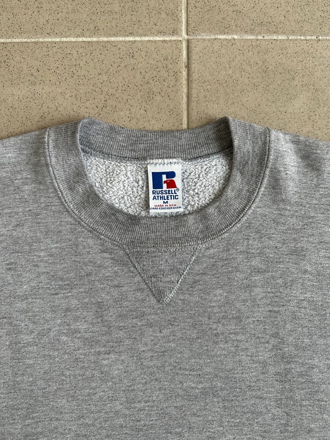90s 빈티지 러셀 스웻셔츠 그레이 M USA 상품이미지6