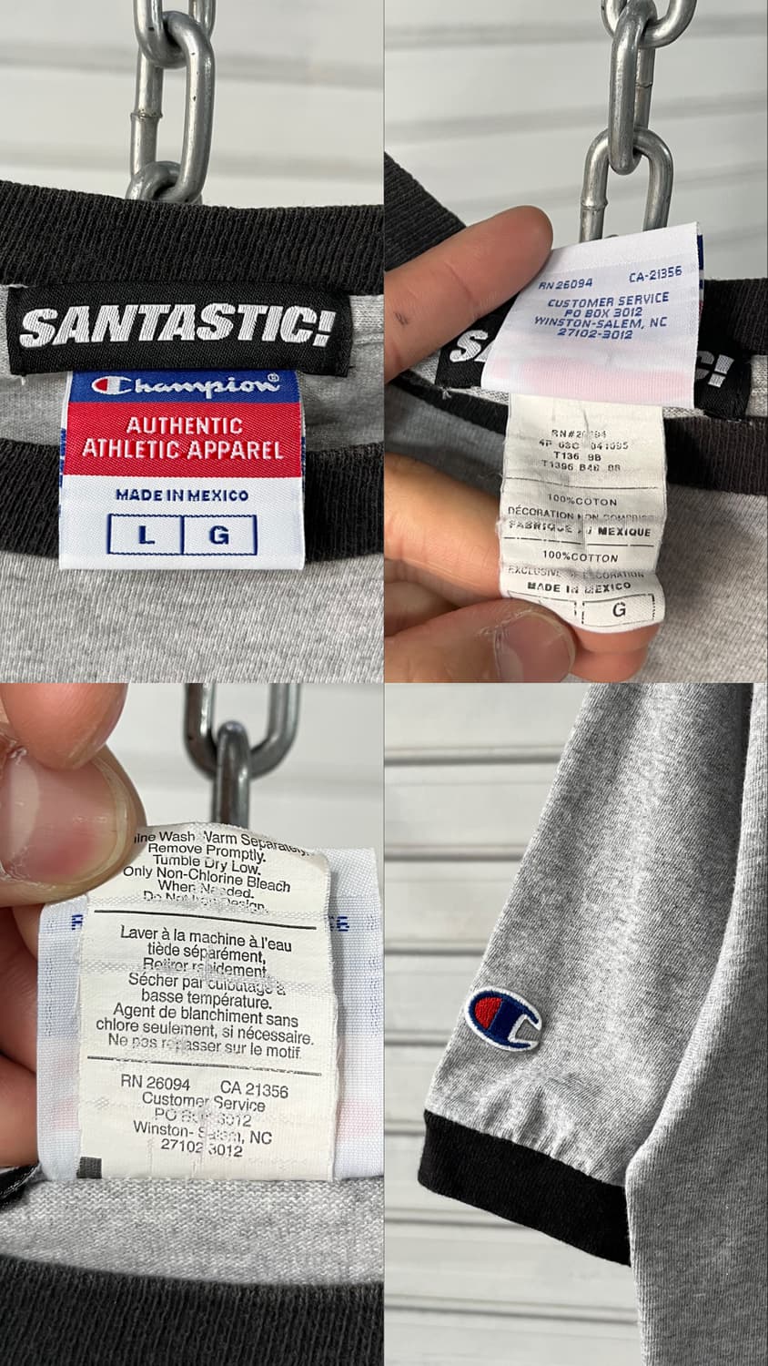 Santastic! x Champion ringer tee 🇲🇽 상품이미지8