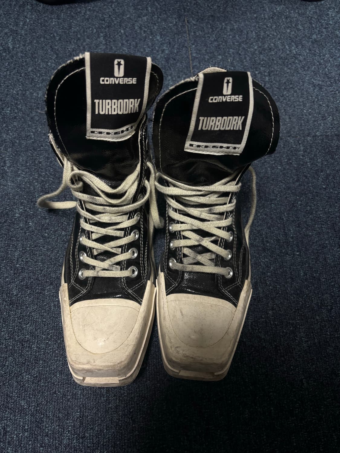 릭오웬스 turbodrk 블랙 유광 39.5(255 정도) 상품이미지1