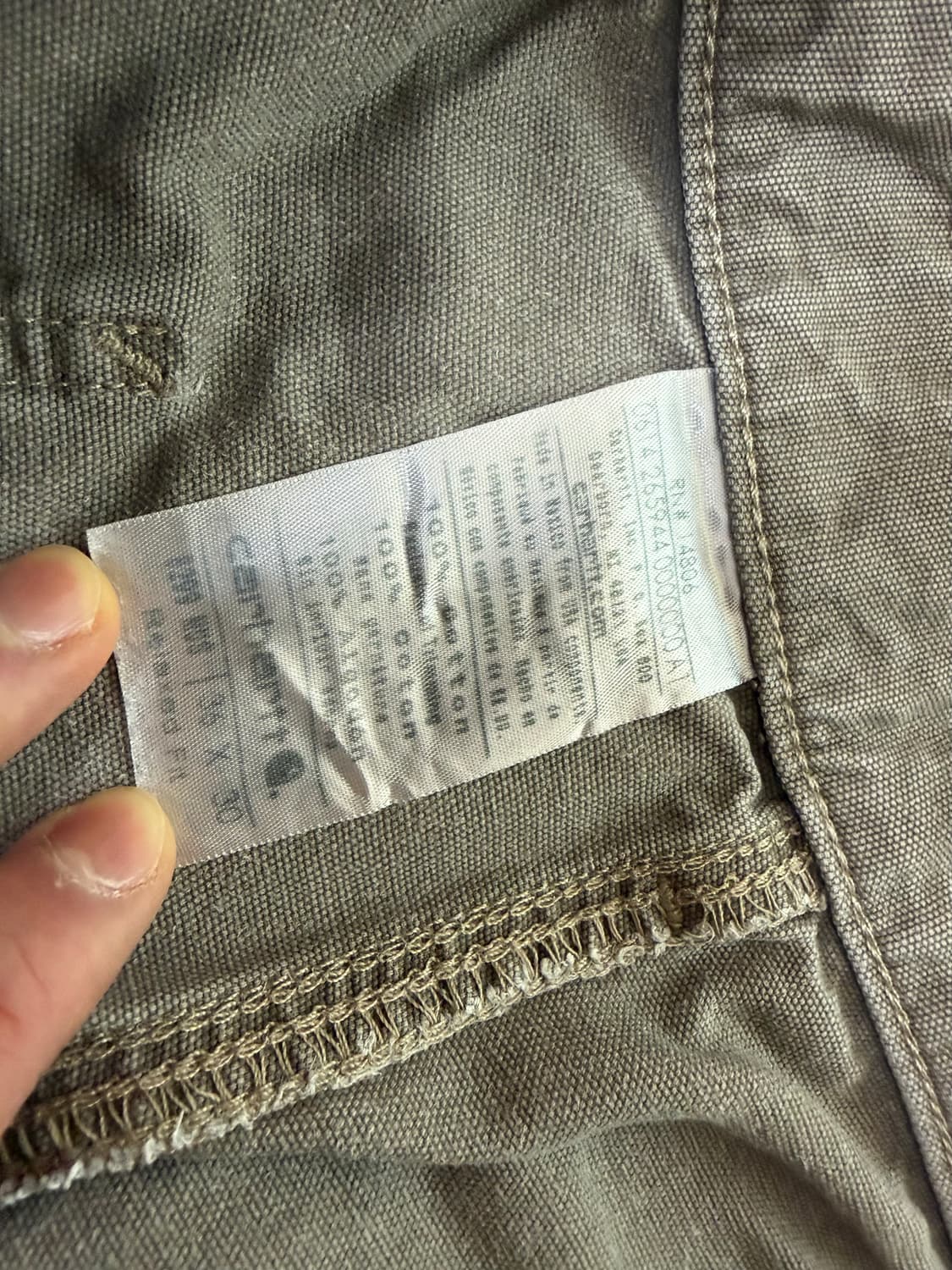 Carhartt칼하트 카펜터 팬츠 탄 36*30 상품이미지5