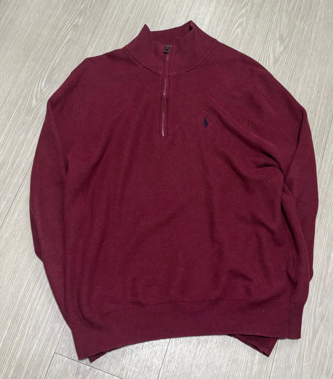 폴로 랄프로렌 니트 반집업 상품이미지1