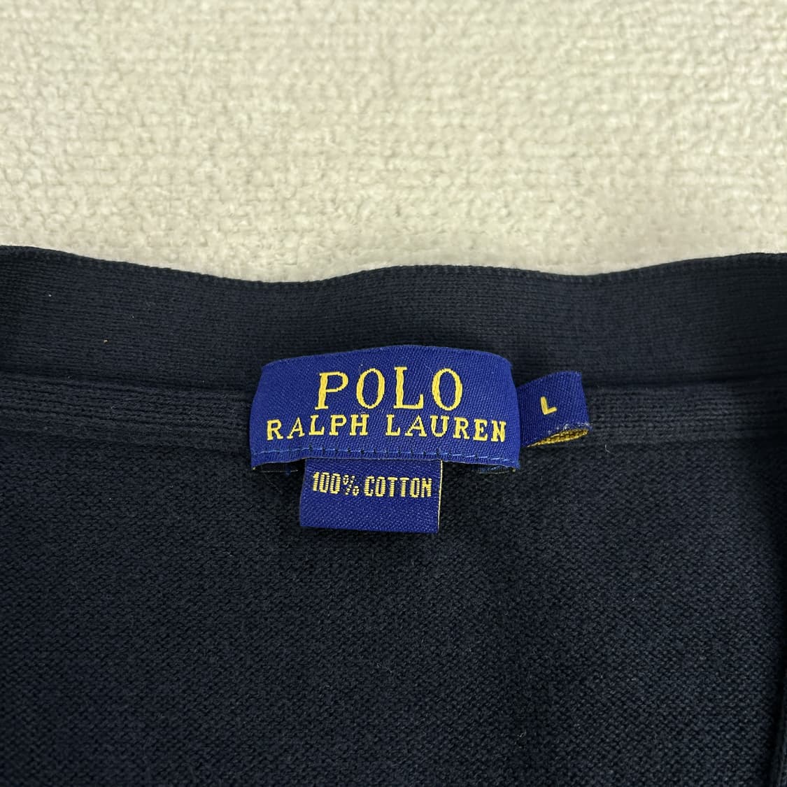 폴로 랄프로렌 네이비 가디건 L 상품이미지2