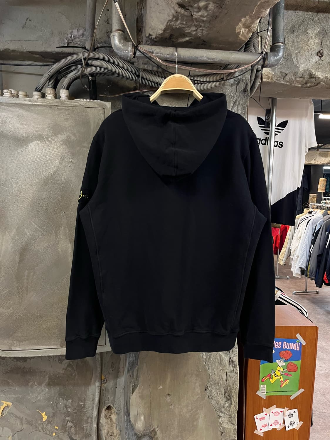 스톤아일랜드 후드티 블랙 XL #csz1869 상품이미지2