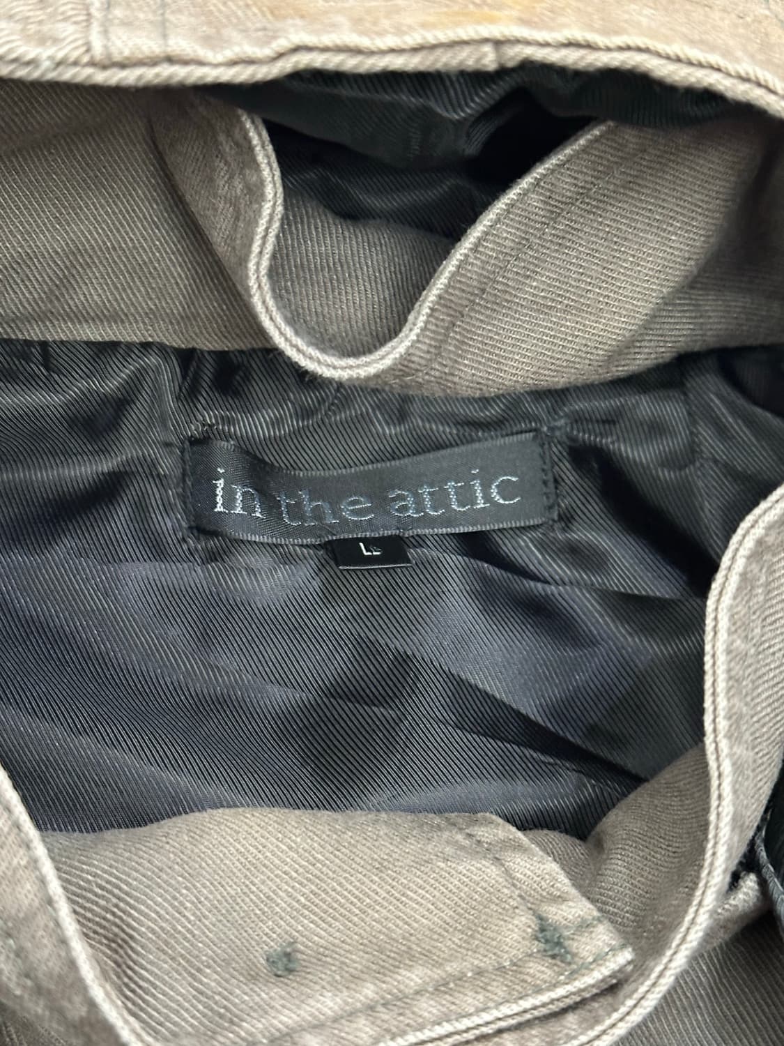 L)Intheattic 빈티지 카키 워크자켓 상품이미지3