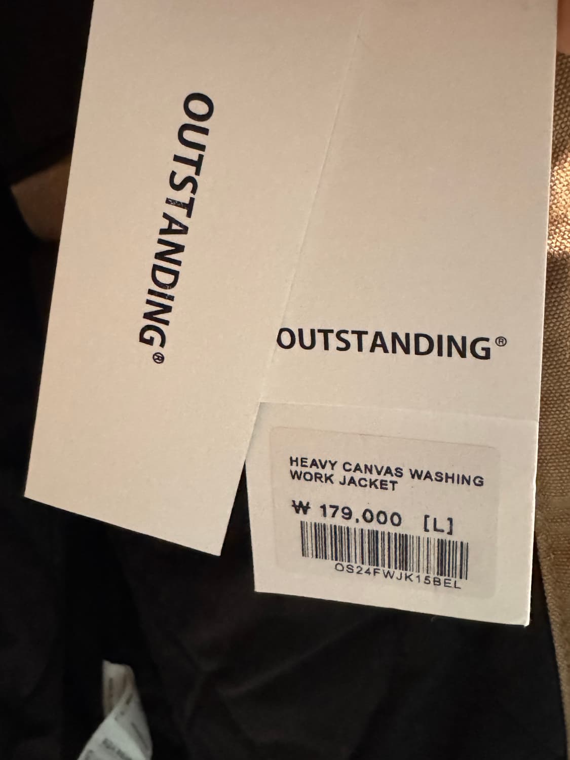 [105] 아웃스탠딩 헤비 캔버스 워크자켓 상품이미지8