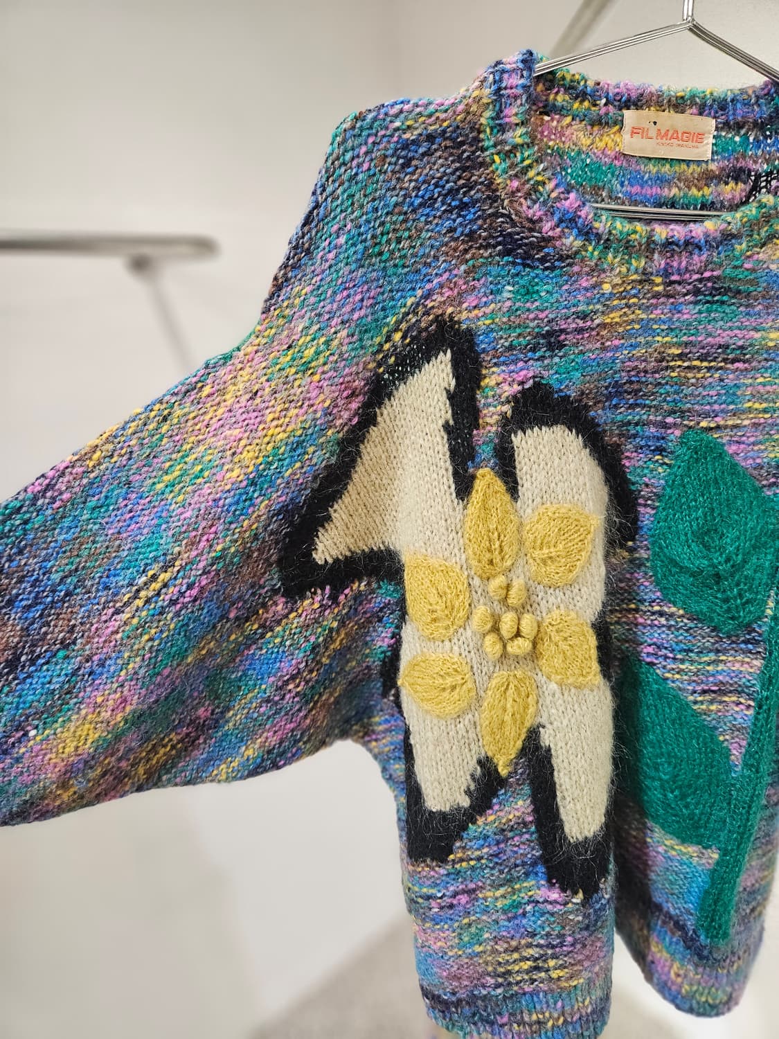 Hand made 플라워 니트 스웨터 상품이미지7