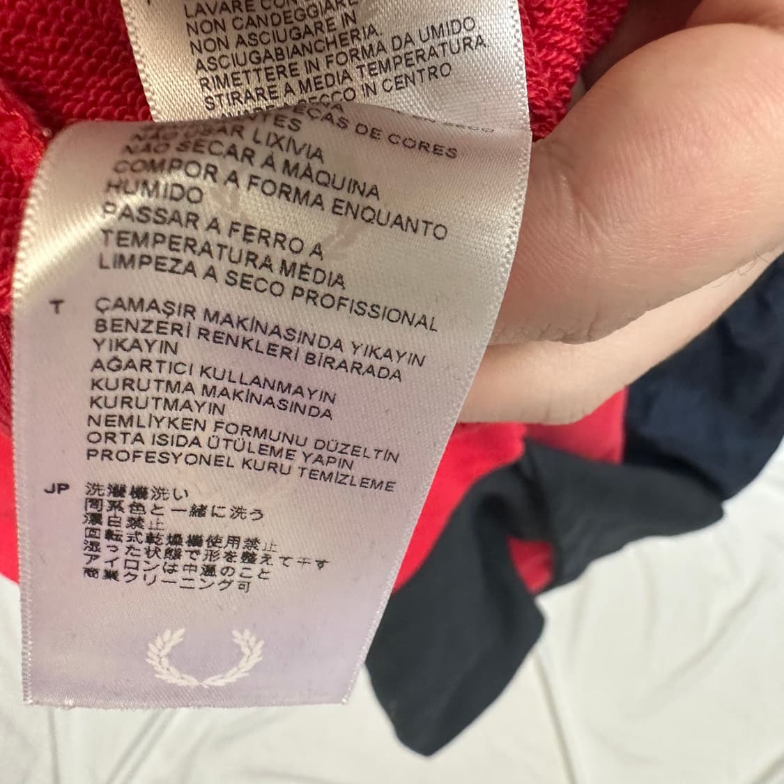 라프시몬스 프레드페리 레드포켓맨투맨 95 상품이미지5