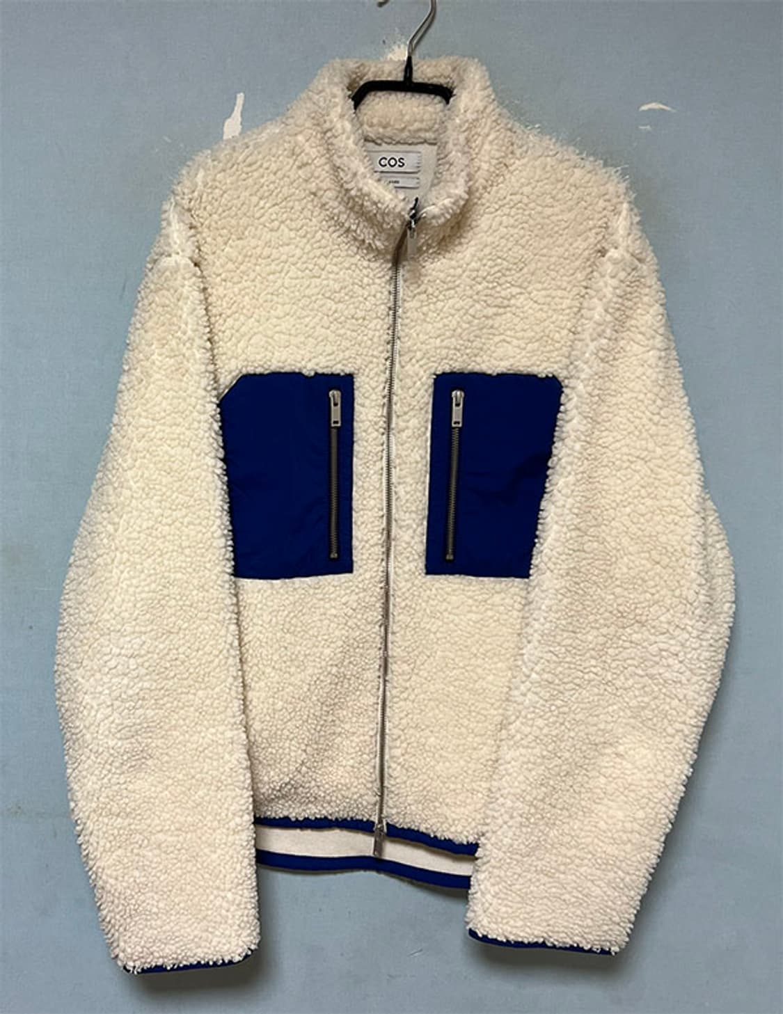 COS 코스 남자 뽀글이점퍼 오버핏 양털자텟 XL 105 상품이미지1