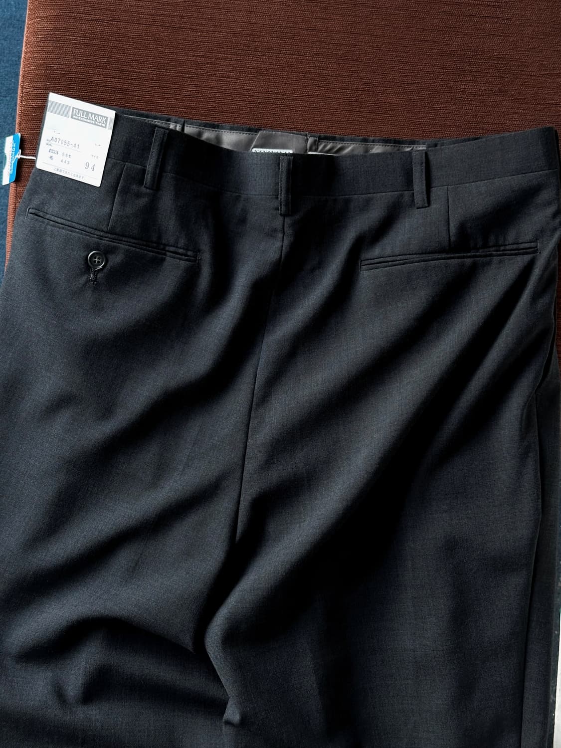 Light wool poly snap belted trouser 상품이미지9