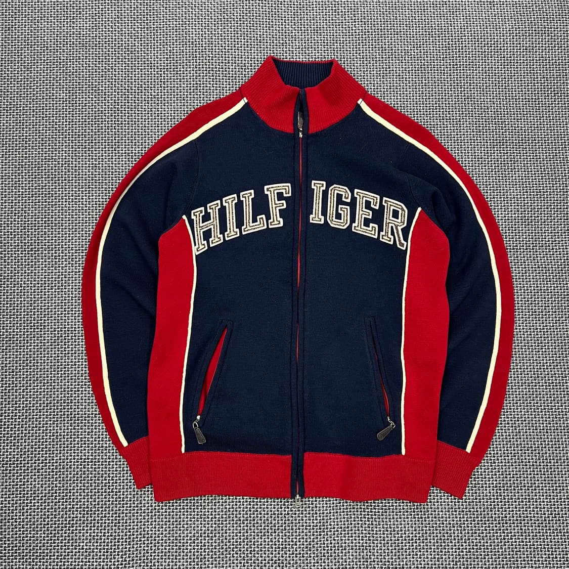 타미힐피거 니트집업 상품이미지1