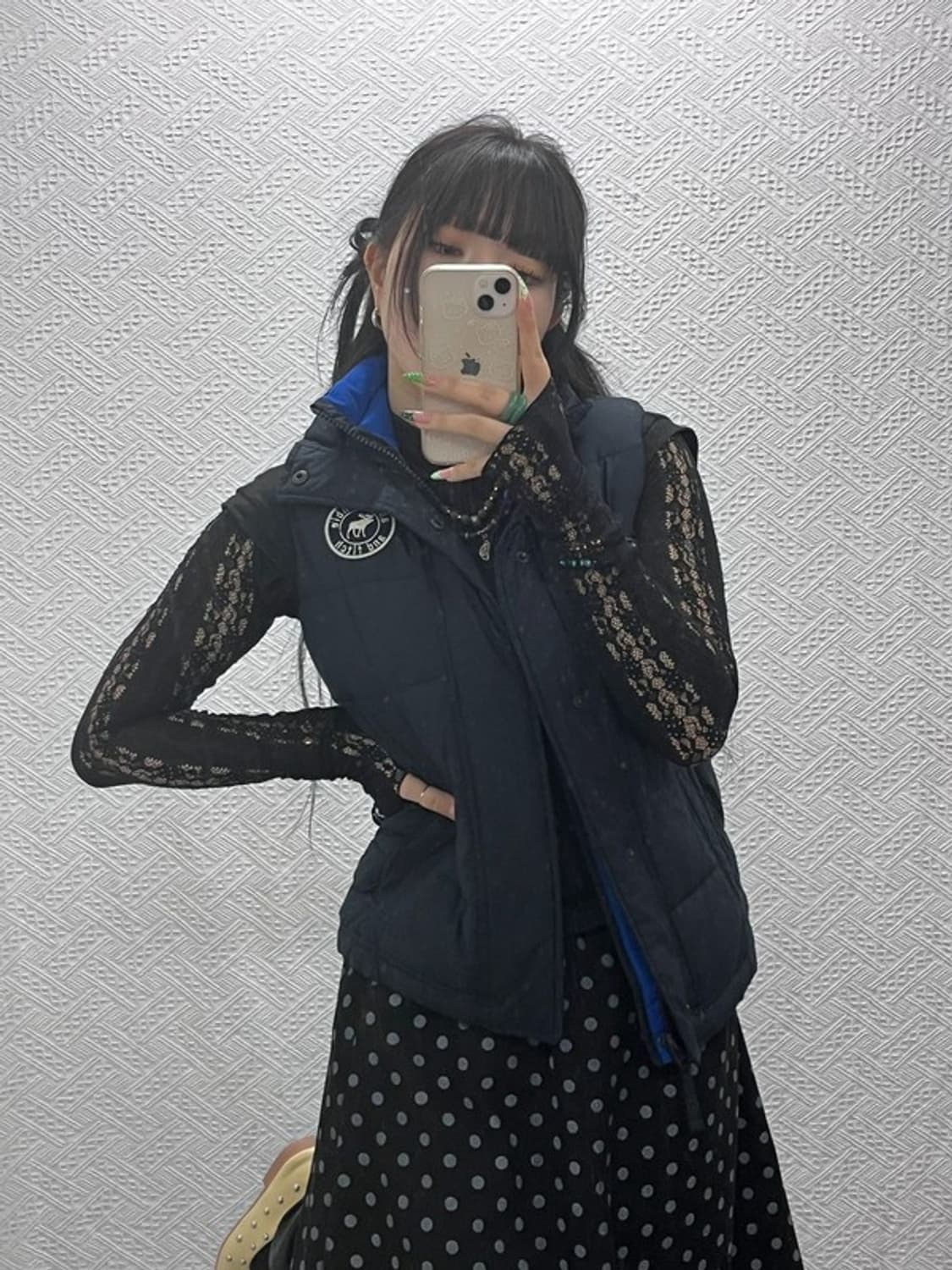 아베크롬비 올드스쿨 레트로 빈티지 패딩 조끼 XL C09078 상품이미지2