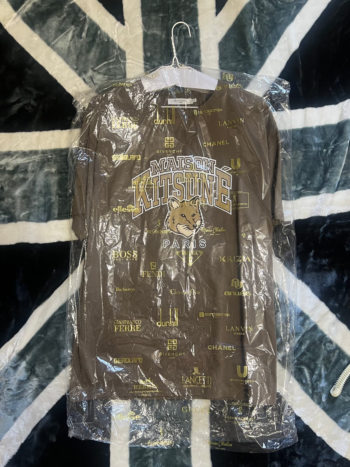 메종키츠네 로고 반팔 상품이미지1