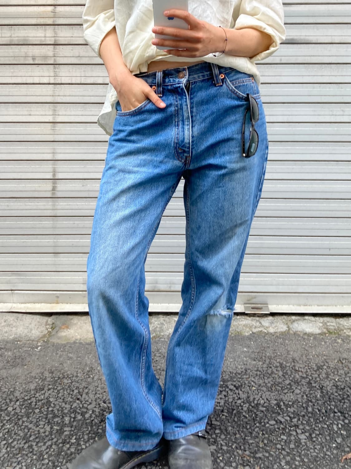 Levi’s 오렌지탭 데미지 워싱 팬츠 상품이미지3