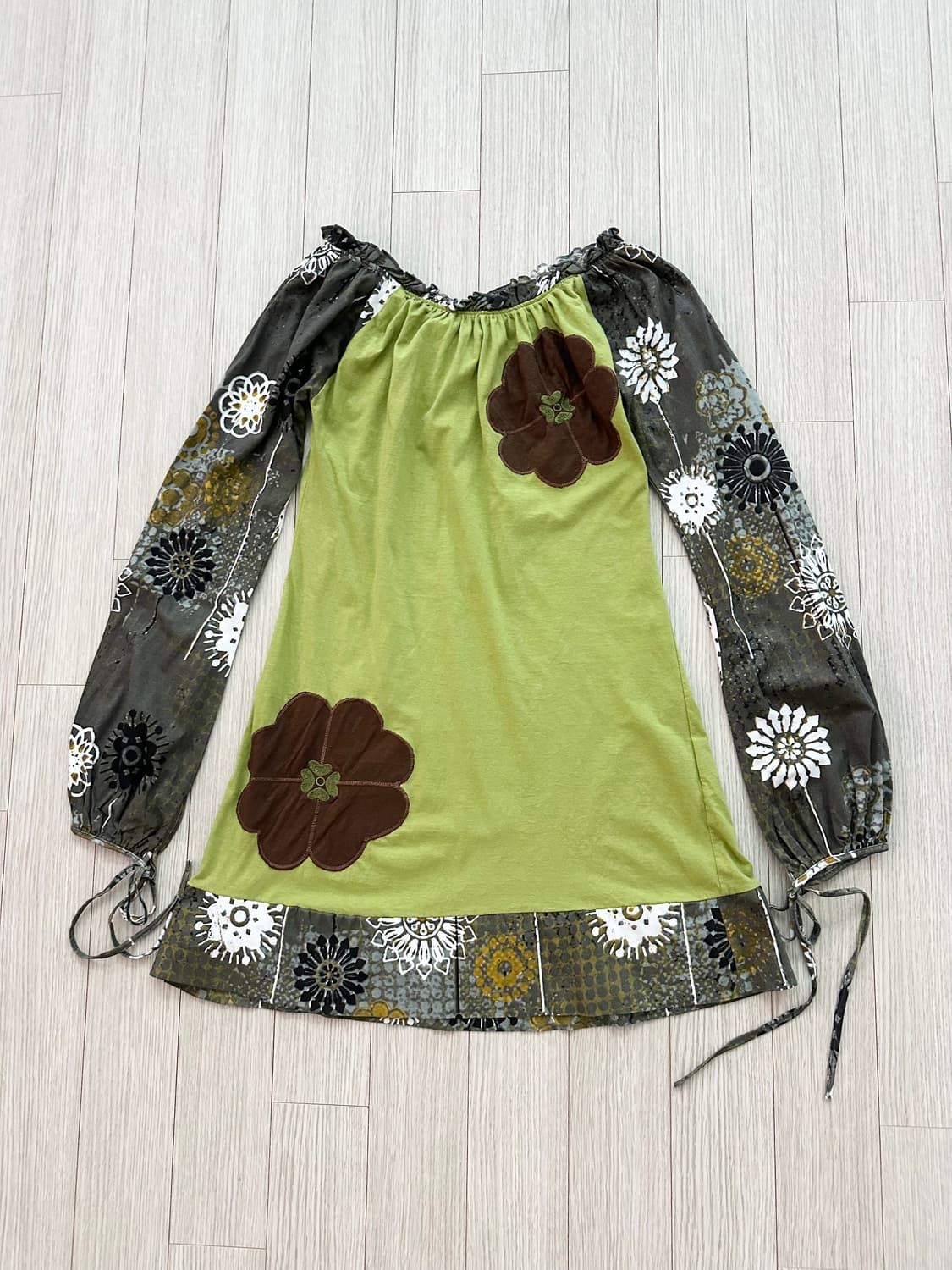 jpn 히피 웨스턴 하구미 스즈코 모리걸 레이어드 코디세트 상품이미지3