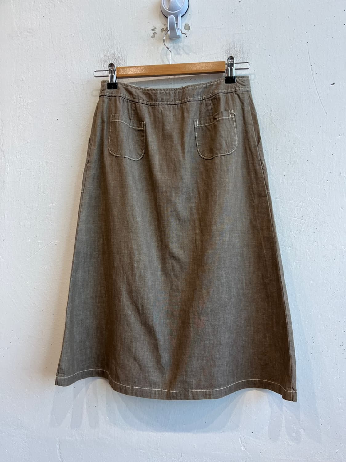 NIMES 네추럴 버튼 스커트 치마 Made in JAPAN 상품이미지3