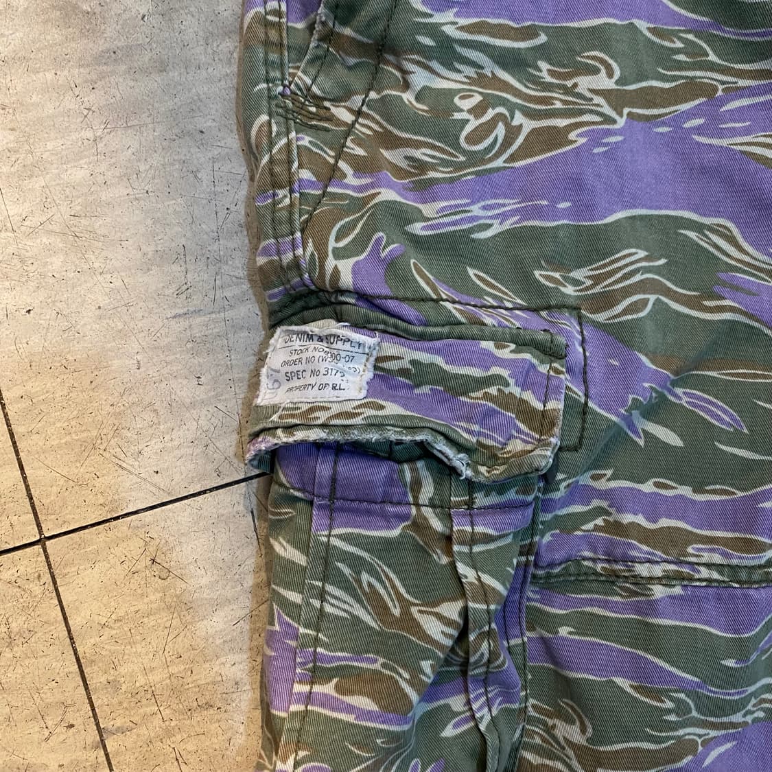 🌊Denim&supply tiger stripe cargo shorts 상품이미지4