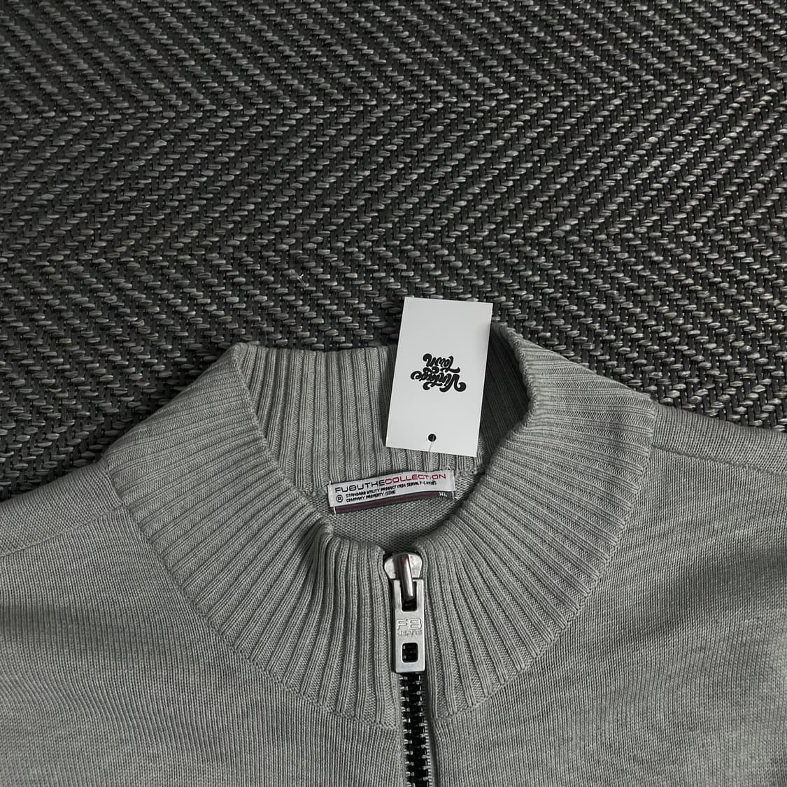 00s 후부 올드스쿨 빅로고 니트 집업o 3710 상품이미지6