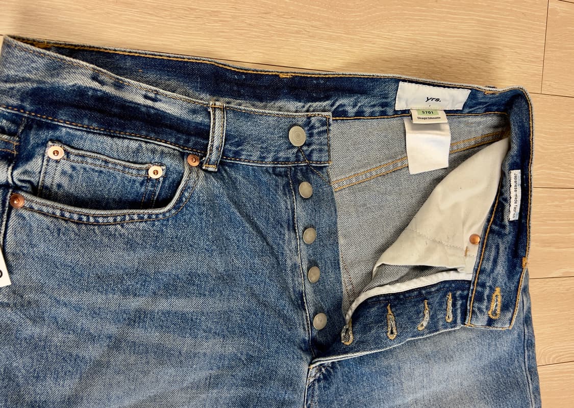 이얼즈어고 데님 S-701 11oz  Light Washed,01(S) 상품이미지8