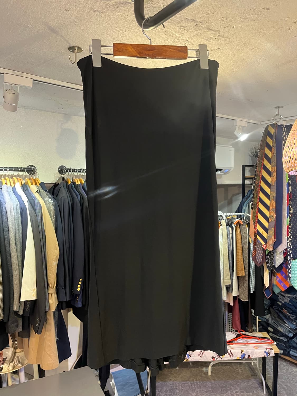 돌체앤가바나 드레이프 스커트 블랙 (40) 상품이미지1