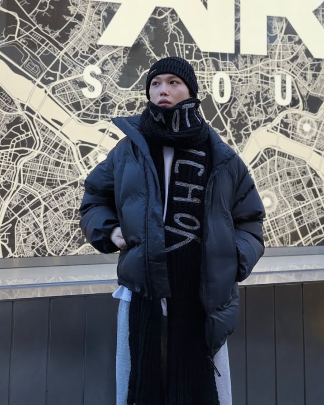 Y-3 25fw CHUNK 요지야마모토 머플러 상품이미지2