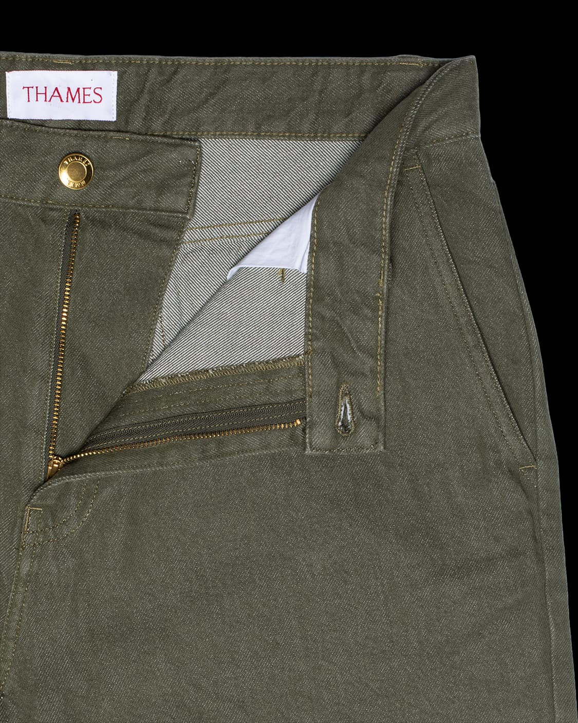 Thames JOHNNY JEANS OLIVE 30 사이즈 상품이미지3