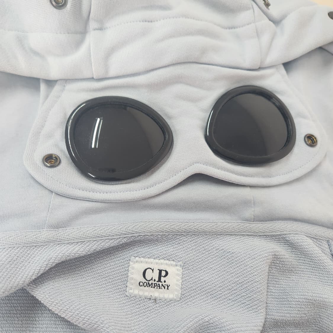 (민트급) Cp컴퍼니 고글 후드집업 할로겐블루(xL) 상품이미지6