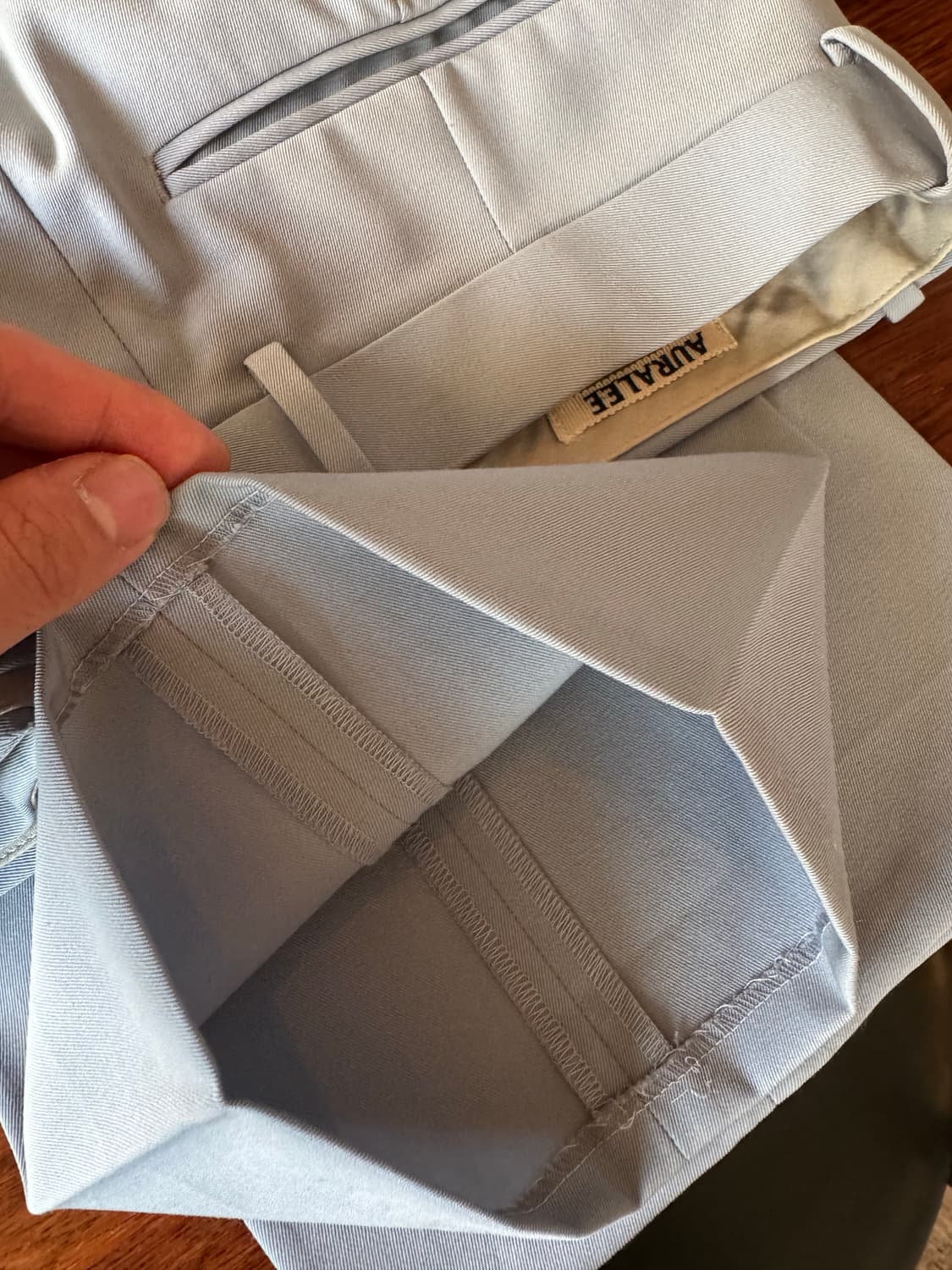 오라리 울맥스 개버딘 슬랙스 3 상품이미지2