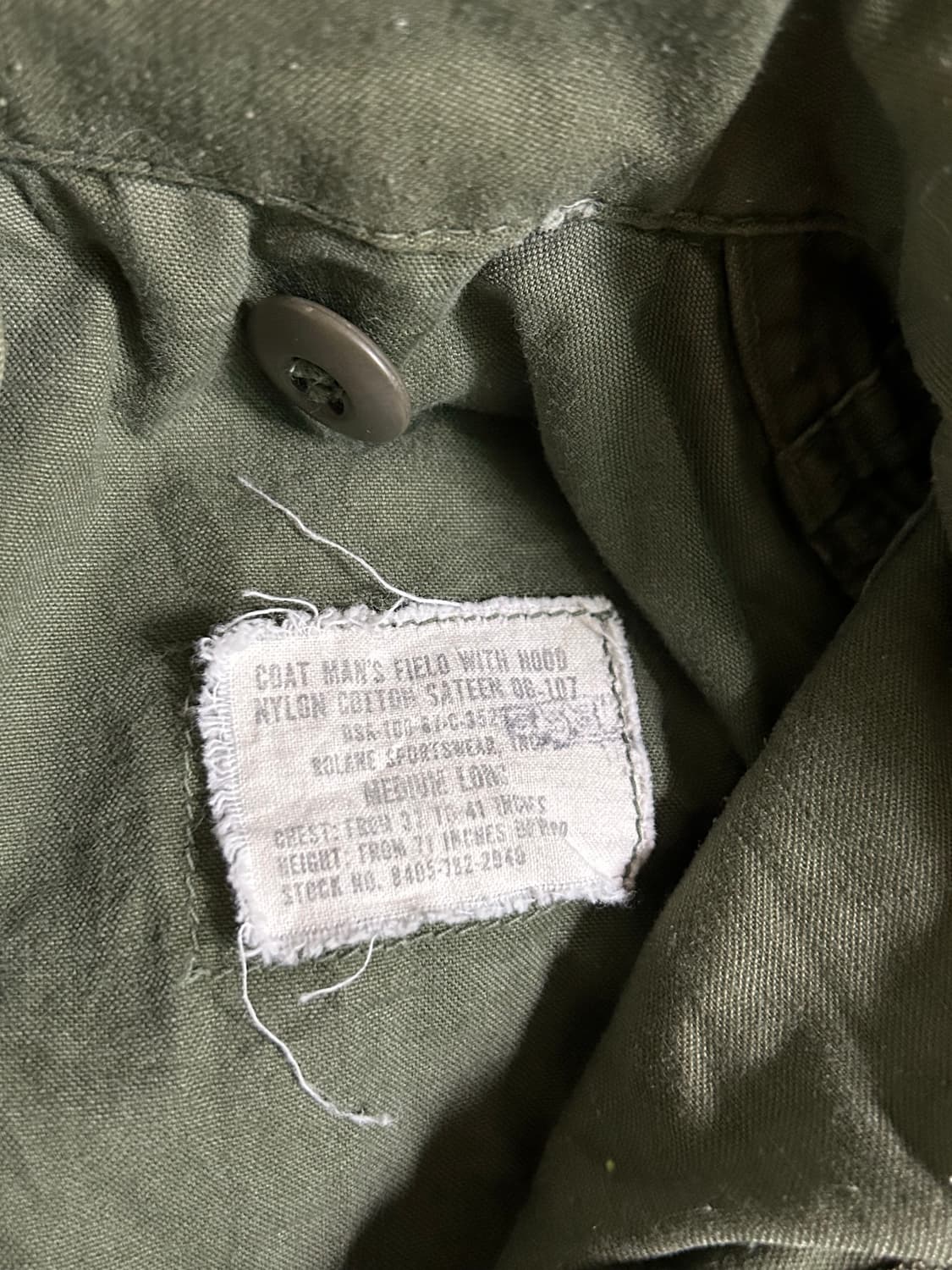 60s us army m65 필드자켓 2세대 상품이미지5