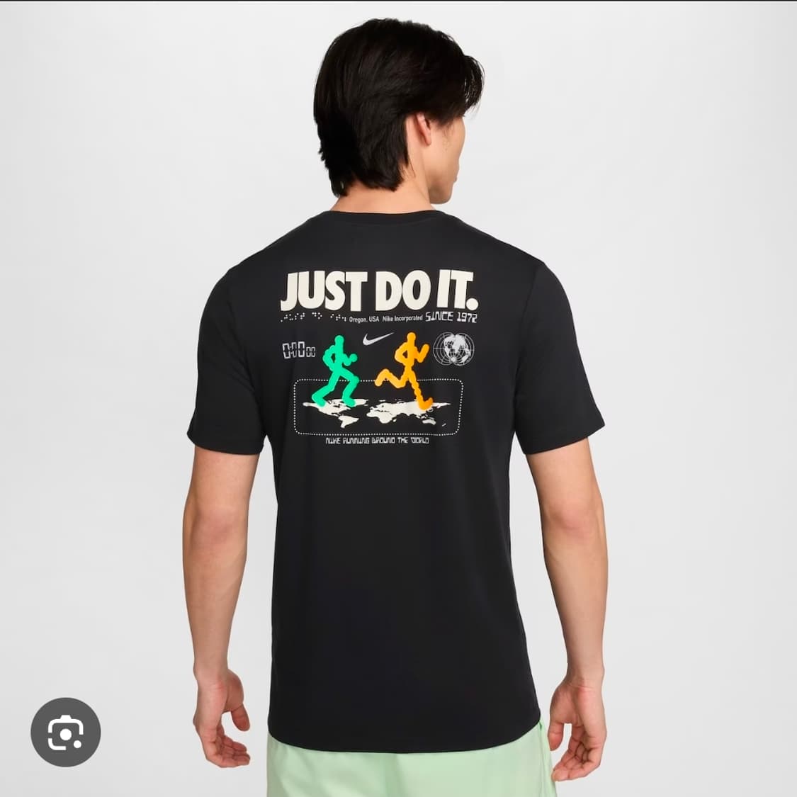 나이키(Nike) 드라이핏 러너 빽 프린팅 티셔츠 L 상품이미지2