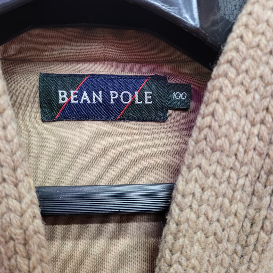 빈폴 꽈배기 케이블 떡볶이 코트 니트 가디건 상품이미지4