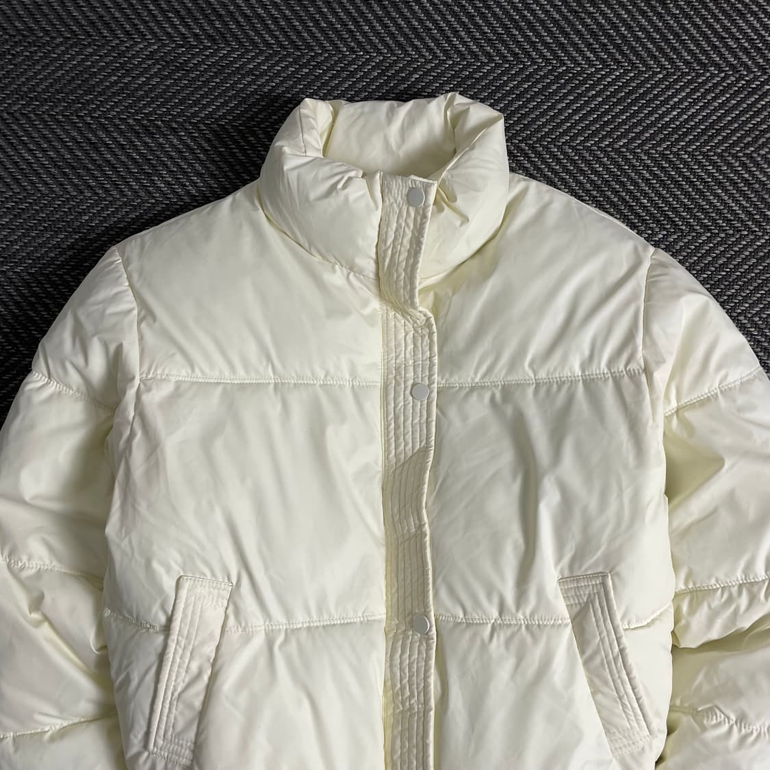 빈티지 우먼스 유광 크롭 패딩y 3355 상품이미지4