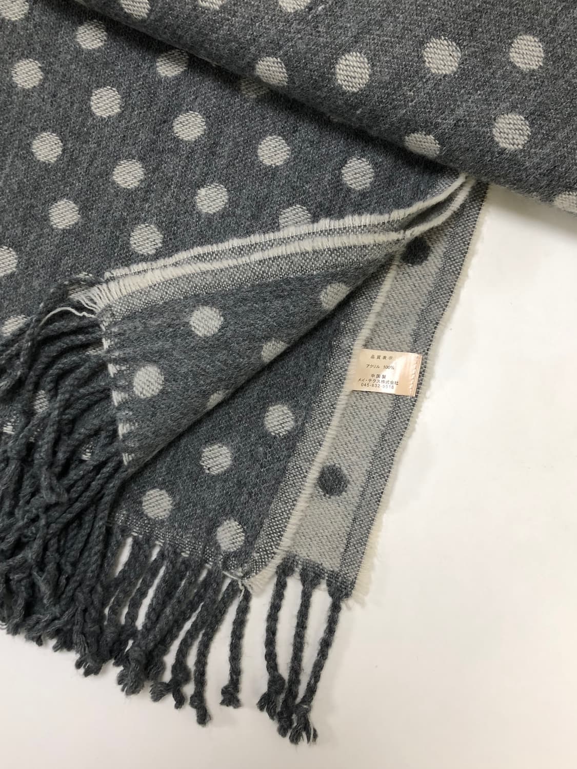 리버시블 도트 머플러 상품이미지6