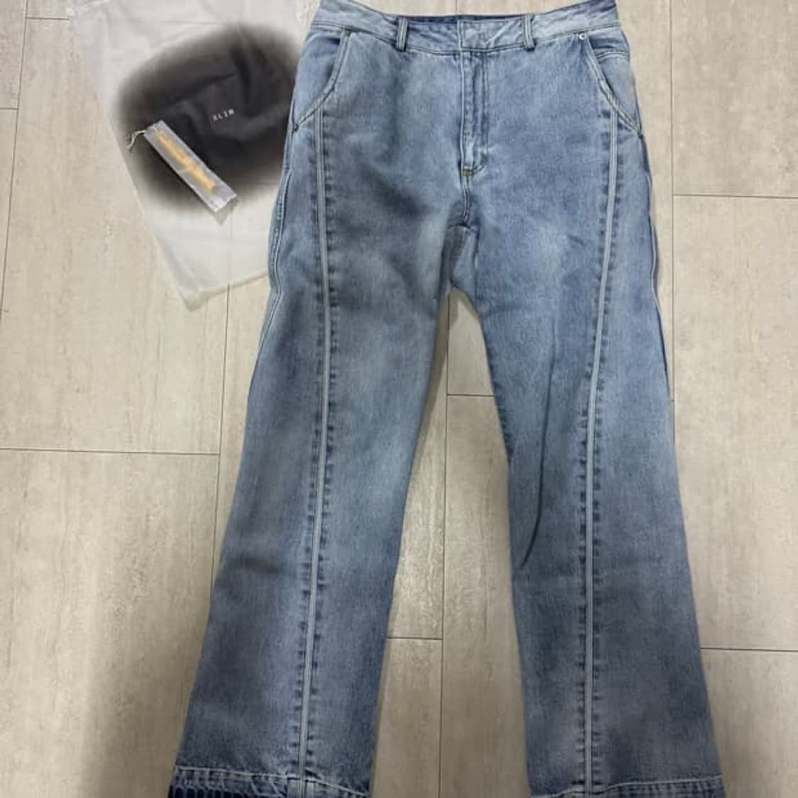 Xlim ep7 03 트라우저 블루 M 새것 상품이미지1