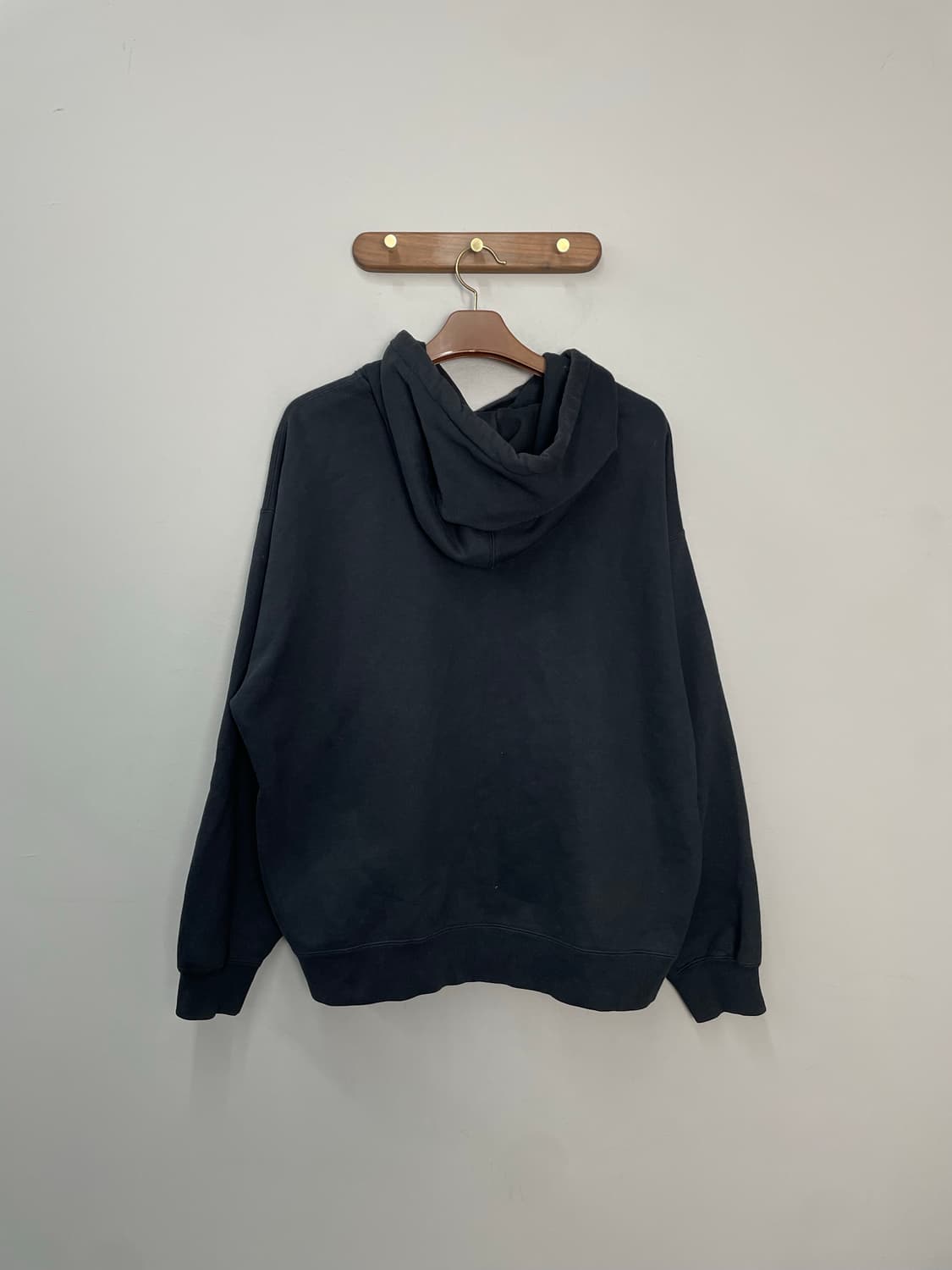 나이키x스투시 NRG RA 워시드 풀오버 블랙 후드티 H2162 상품이미지4