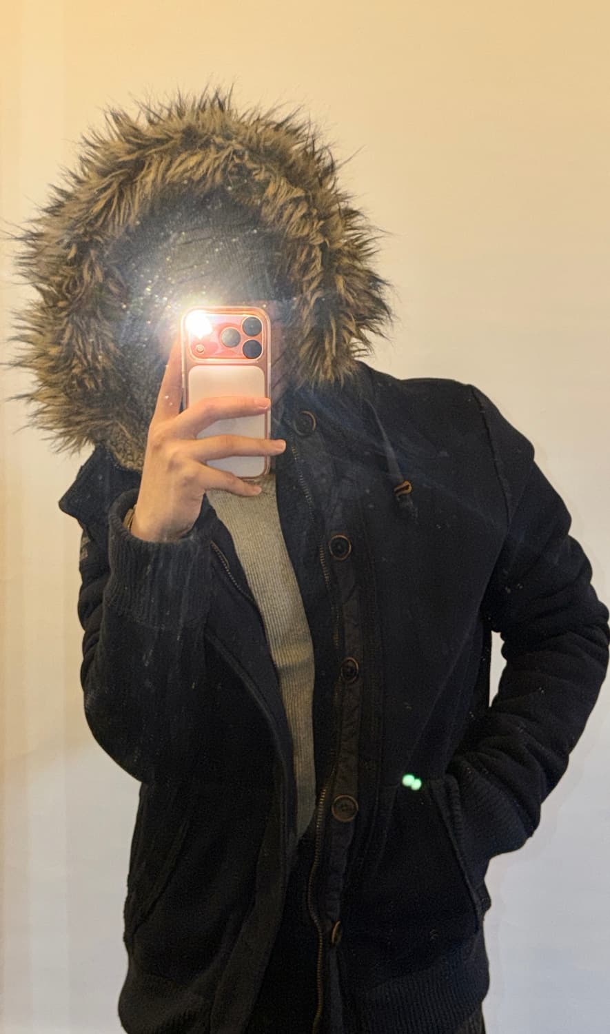 아베크롬비 y2k 울프죠 후드자켓 상품이미지1