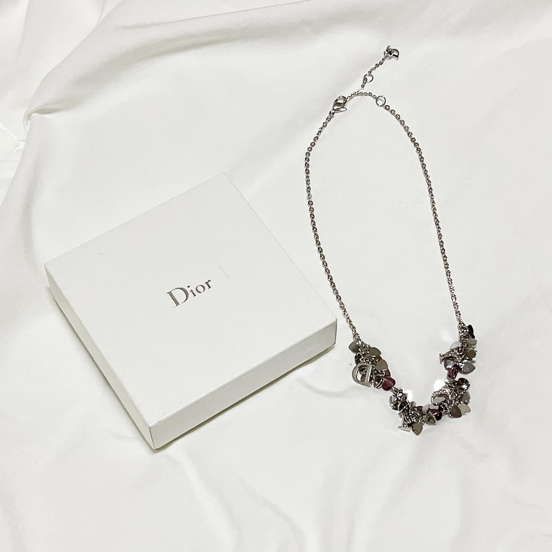 빈티지 ) dior 디올 하트칩 목걸이 상품이미지2