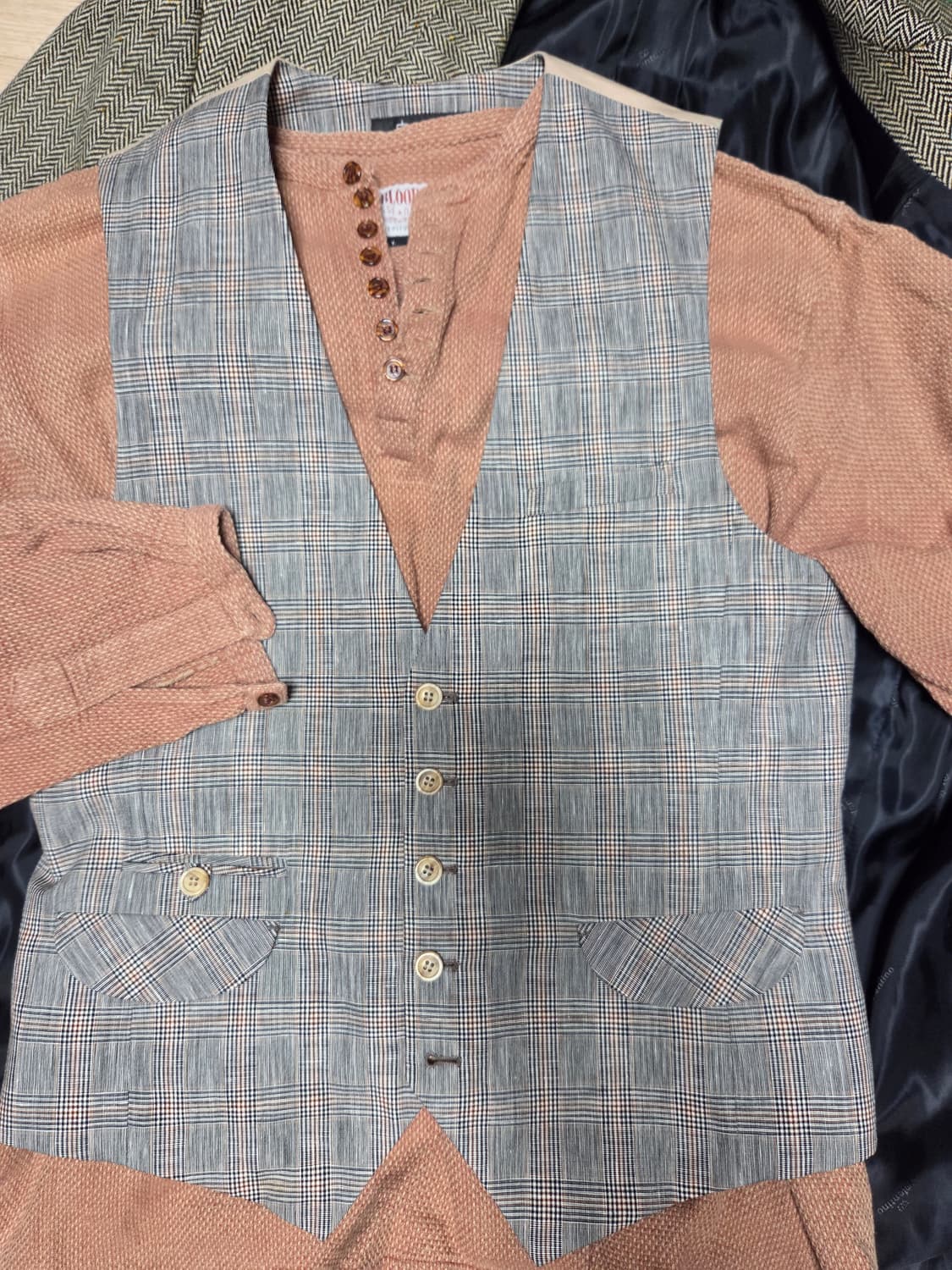 SIEG 체크 조끼 베스트  상품이미지4