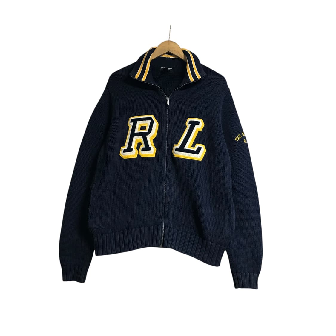 폴로 랄프로렌 RL 로고 니트 풀집업 상품이미지2