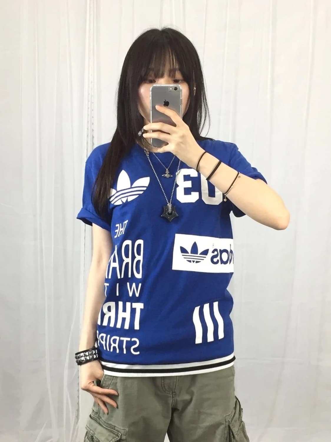 Adidas Originals Blue Graphic Tee 상품이미지2