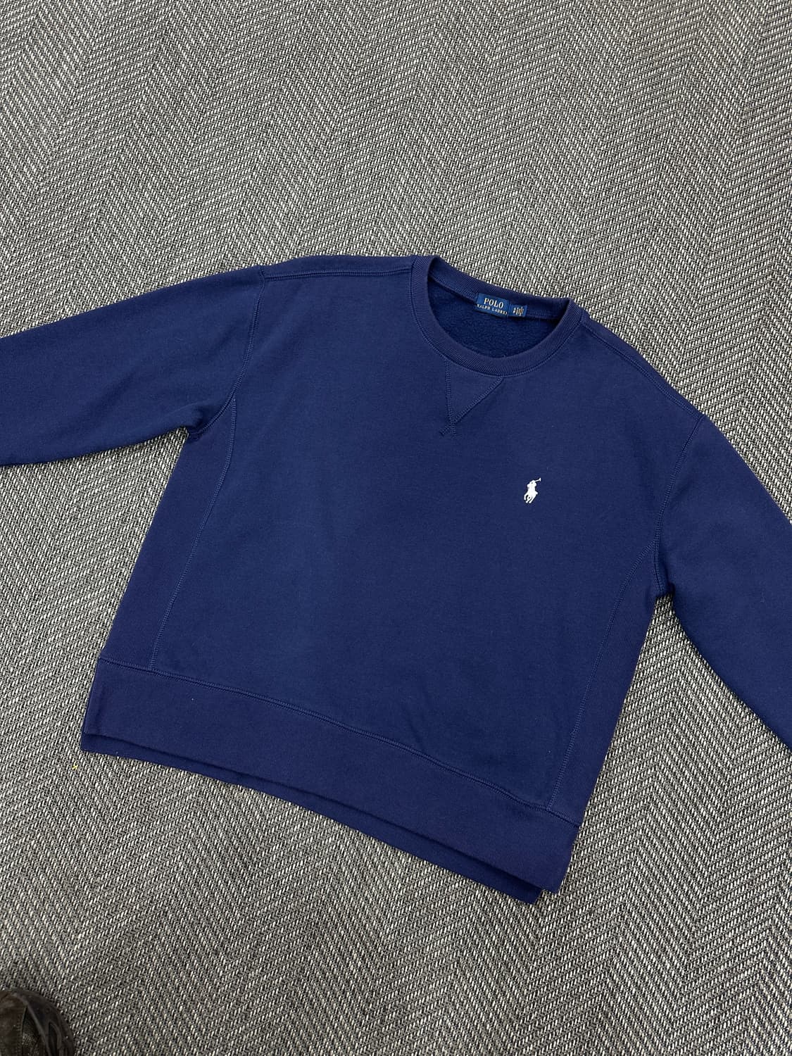 폴로  네이비 맨투맨S 상품이미지2