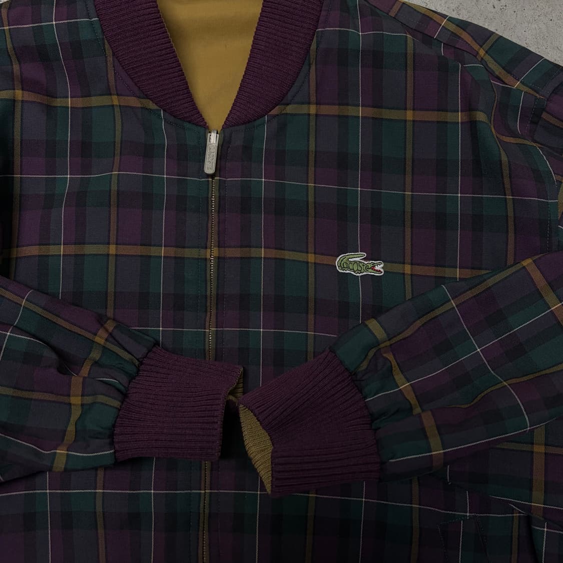 라코스테 체크 리버시블 자켓[2005] 상품이미지4