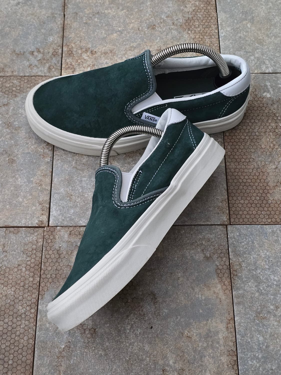 (240)반스 슬립온 59 피그 스웨이드 그린  상품이미지5