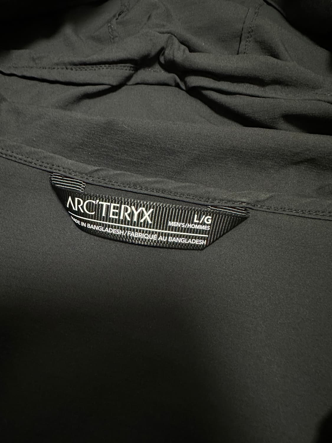 [L] 아크테릭스 스쿼미시 블랙 바람막이 상품이미지5