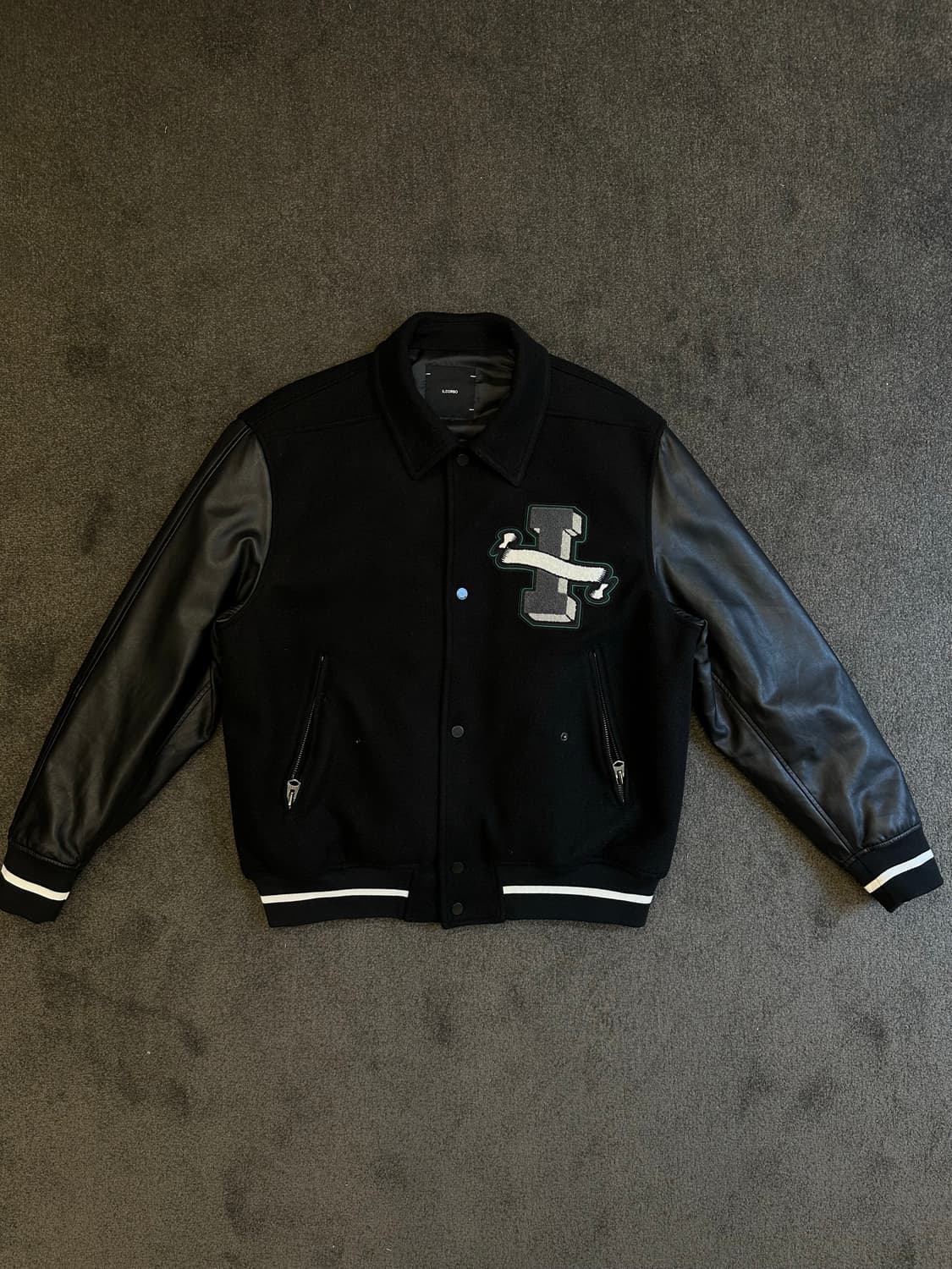 ILCORSO 바시티 자켓 블랙 L 상품이미지1