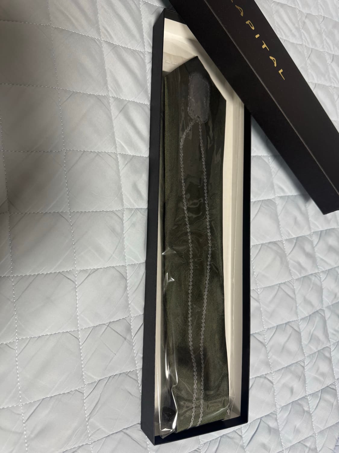 캐피탈 군번줄 넥타이 (카키) 상품이미지3