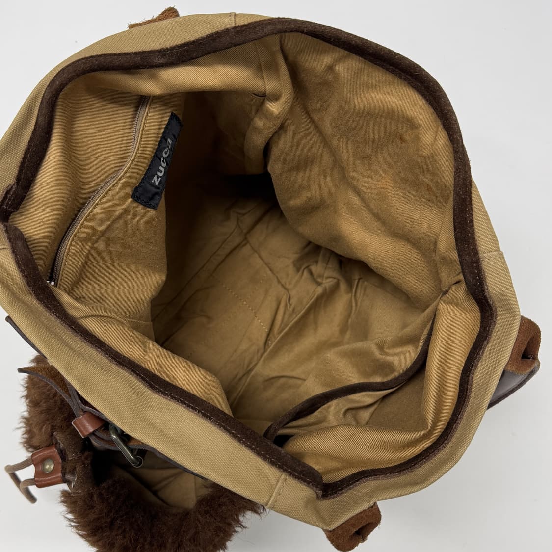Zucca canvas fur trimmed bag 상품이미지8