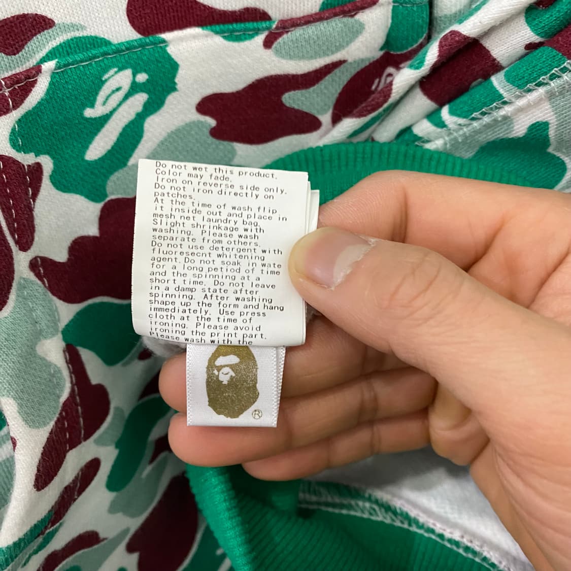 베이프 WGM샤크 후드집업(3XL) 상품이미지7